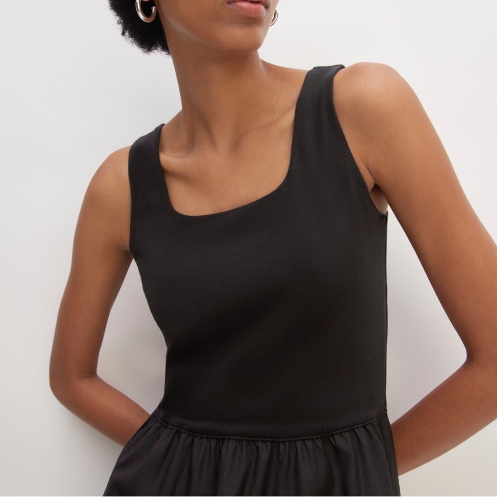 -new- EVERLANE Supima Jersey Riviera Dress - Picture 3 of 11
